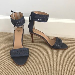 Never worn Joe's heel sandal, washed out blue/iris